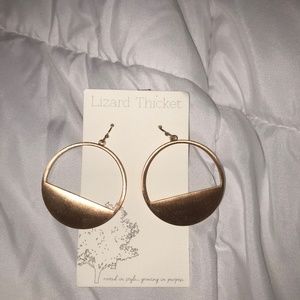 Rose Gold hoop earrings